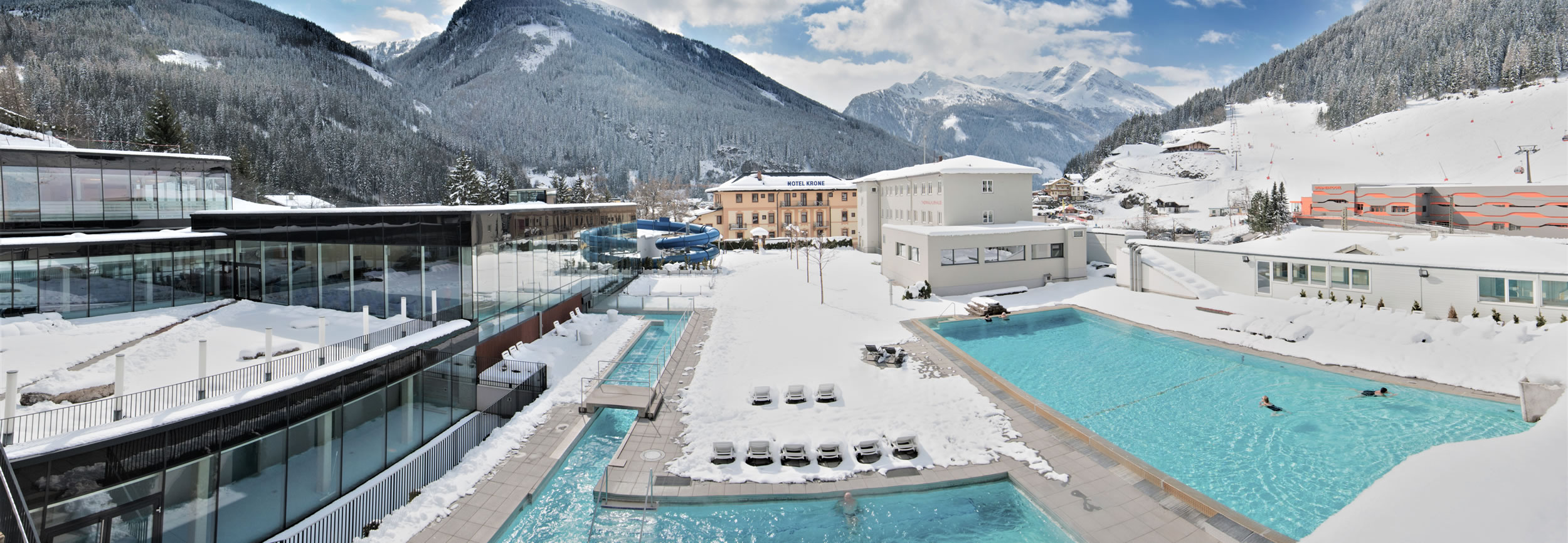 Felsentherme Thermal bath with outdoor pools
